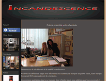 Tablet Screenshot of incandescence-chauffage.com